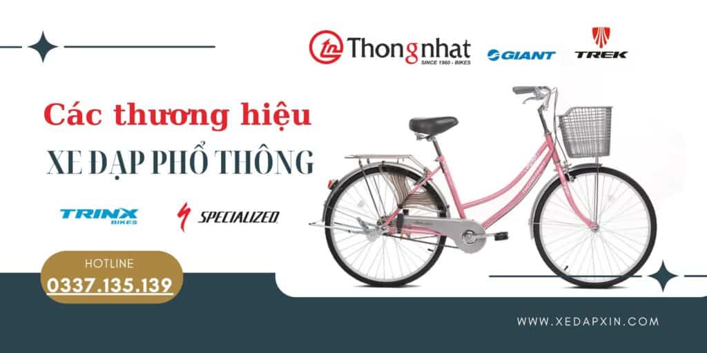 Các thương hiệu xe đạp phổ thông Thống Nhất